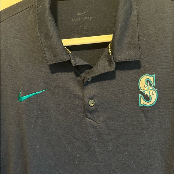 Seattle Mariners Nike MLB Branded Navy Polo - Picture 5 of 7